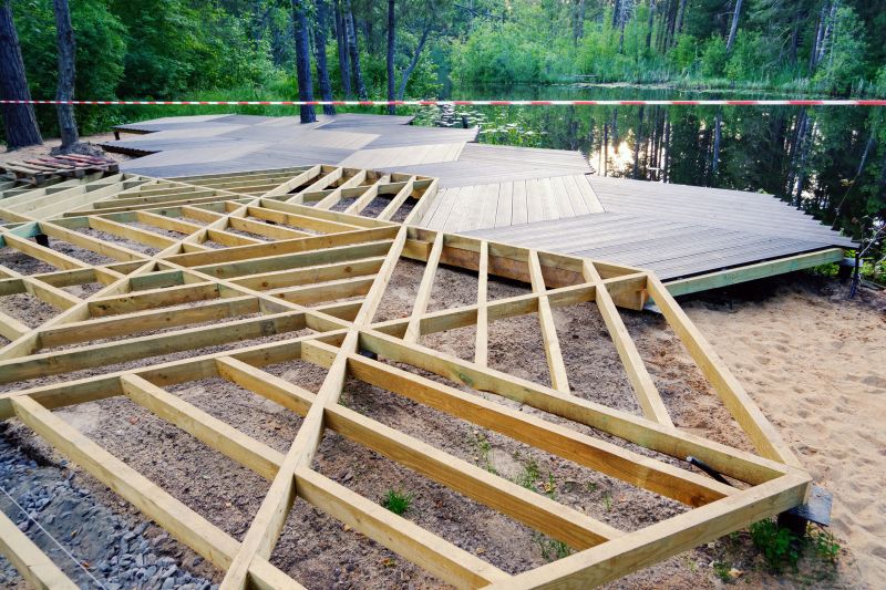 Ground Level Deck Construction in Worcester, MA